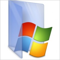 Vista window flag folder