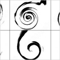 vortex, swirl brush