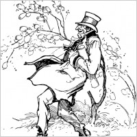 Walking In The Wind clip art