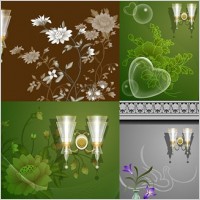 wall pattern vector