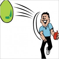 Water Balloon Throw clip art