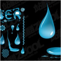 water vector material