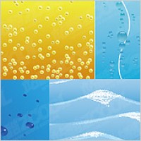 water-related vector background material