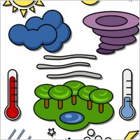 Weather chart symbols