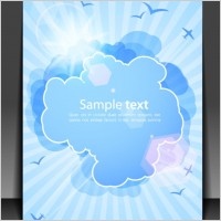 weather effects card 02 vector