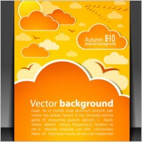 weather effects card 04 vector