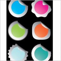  Web Stickers Round 