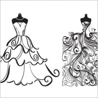 Free Wedding Vector  on Wedding Clip Art Flourish Scroll Vector Free Vector For Free Download