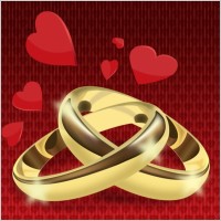 Wedding Rings Vector