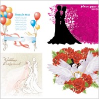 wedding theme vector