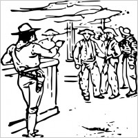 Western Saloon clip art