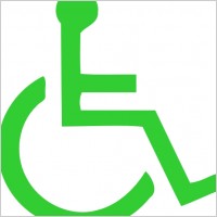 Wheelchair Symbol clip art