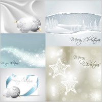 white christmas vector