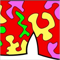 Wild Summer Shorts clip art