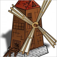 Windmill clip art