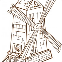 Windmill clip art