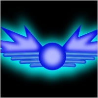 Wing Glowing Symbol clip art