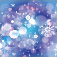 Winter Blue Dark design Vector Back