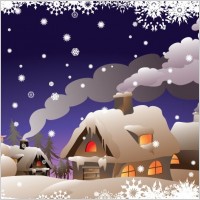 Winter Christmas Vector Illustration