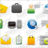 With the office computer network icon
