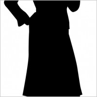 Woman silhouette