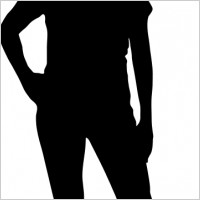 Woman silhouette