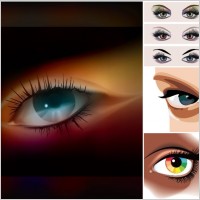 women glasses vector