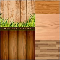 Wood grain background vector material