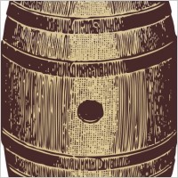 Wooden Barrel clip art