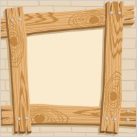 Wood Border Clip Art