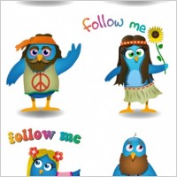 Woodstock Twitter Icons set