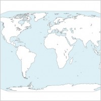 World Continents Map Vector