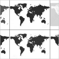 world map brush