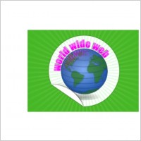 World Wide Web In A Frame clip art