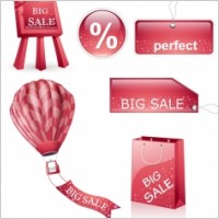 x exhibition advertising and labeling vector