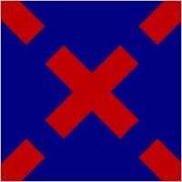 X Hatch 2 Pattern clip art