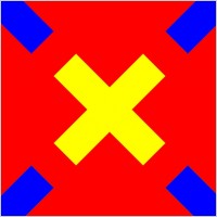X Hatch 4 Pattern clip art