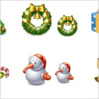Xmas 2009 Icon Set icons pack