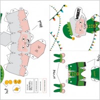 

								Xmas Elf Paper Craft							