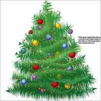 Xmas tree vector