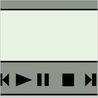 Zinf Media Player Gui clip art