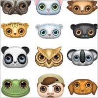 Zoom-eyed creatures icons pack