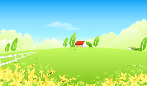 Cartoon landscape free vector download (15,999 Free vector) for