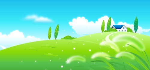 Cartoon landscape free vector download (15,999 Free vector) for