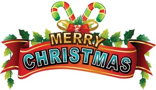 free clipart merry christmas banner - photo #18