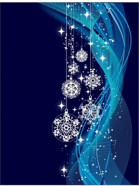 Blue Christmas background