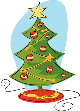 free christmas tree clip art vector - photo #32