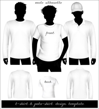 Clothing templates pack Free vector in Adobe Illustrator ai ( .ai