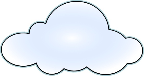Rain Cloud clip art Free vector in Open office drawing svg ( .svg