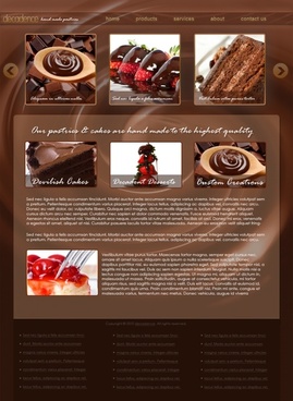 Decadence – Free PSD Template